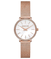  Shop Authentic Michael Kors Pyper Quartz Mother of Pearl White Dial Rose Gold Mesh Strap Watch For Women - MK4588 - Luxxuri