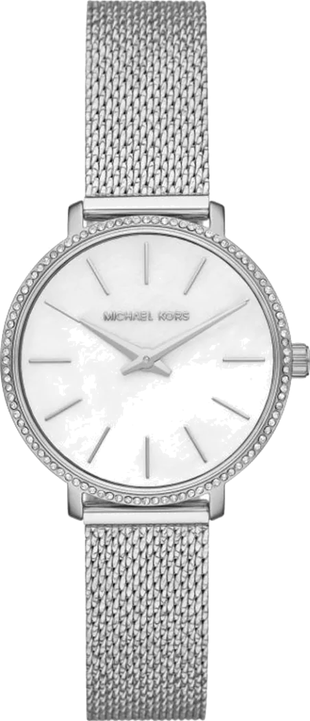  Shop Authentic Michael Kors Pyper Quartz Mother of Pearl White Dial Silver Mesh Strap Watch For Women - MK4618 - Luxxuri