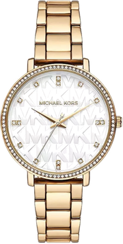  Shop Authentic Michael Kors Pyper Three Hand White Dial Gold Steel Strap Watch For Women - MK4666 - Luxxuri