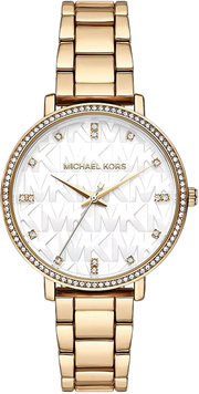  Shop Authentic Michael Kors Pyper Three Hand White Dial Gold Steel Strap Watch For Women - MK4666 - Luxxuri