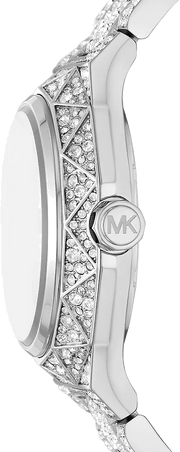  Shop Authentic Michael Kors Raquel Three Hand Crystals Silver Dial Silver Steel Strap Watch For Women - MK4691 - Luxxuri