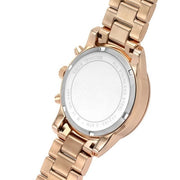  Shop Authentic Michael Kors Ritz Chronograph Rose Gold Dial Rose Gold Steel Strap Watch For Women - MK6485 - Luxxuri