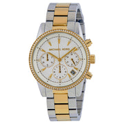  Shop Authentic Michael Kors Ritz White Dial Two Tone Steel Strap Watch for Women - MK6474 - Luxxuri