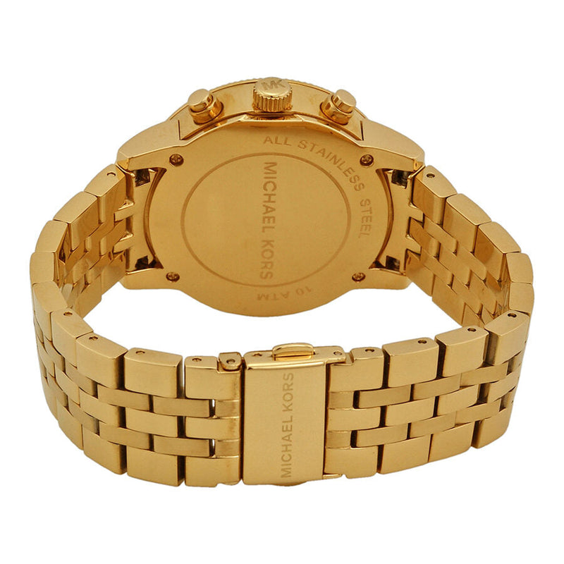 Shop Authentic Michael Kors Ritz Chronograph Gold Dial Gold Steel Strap Watch for Women - MK5676 - Luxxuri