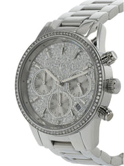  Shop Authentic Michael Kors Ritz Chronograph Crystals Silver Dial Silver Steel Strap Watch For Women - MK7301 - Luxxuri