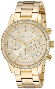  Shop Authentic Michael Kors Ritz Gold Dial Gold Steel Strap Watch for Women - MK6356 - Luxxuri