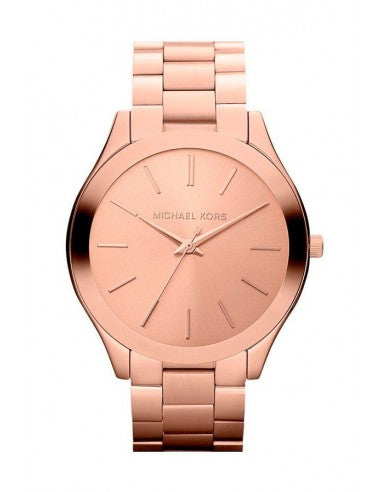  Shop Authentic Michael Kors Slim Runway Rose Gold Dial Rose Gold Steel Strap Watch for Women - MK3197 - Luxxuri