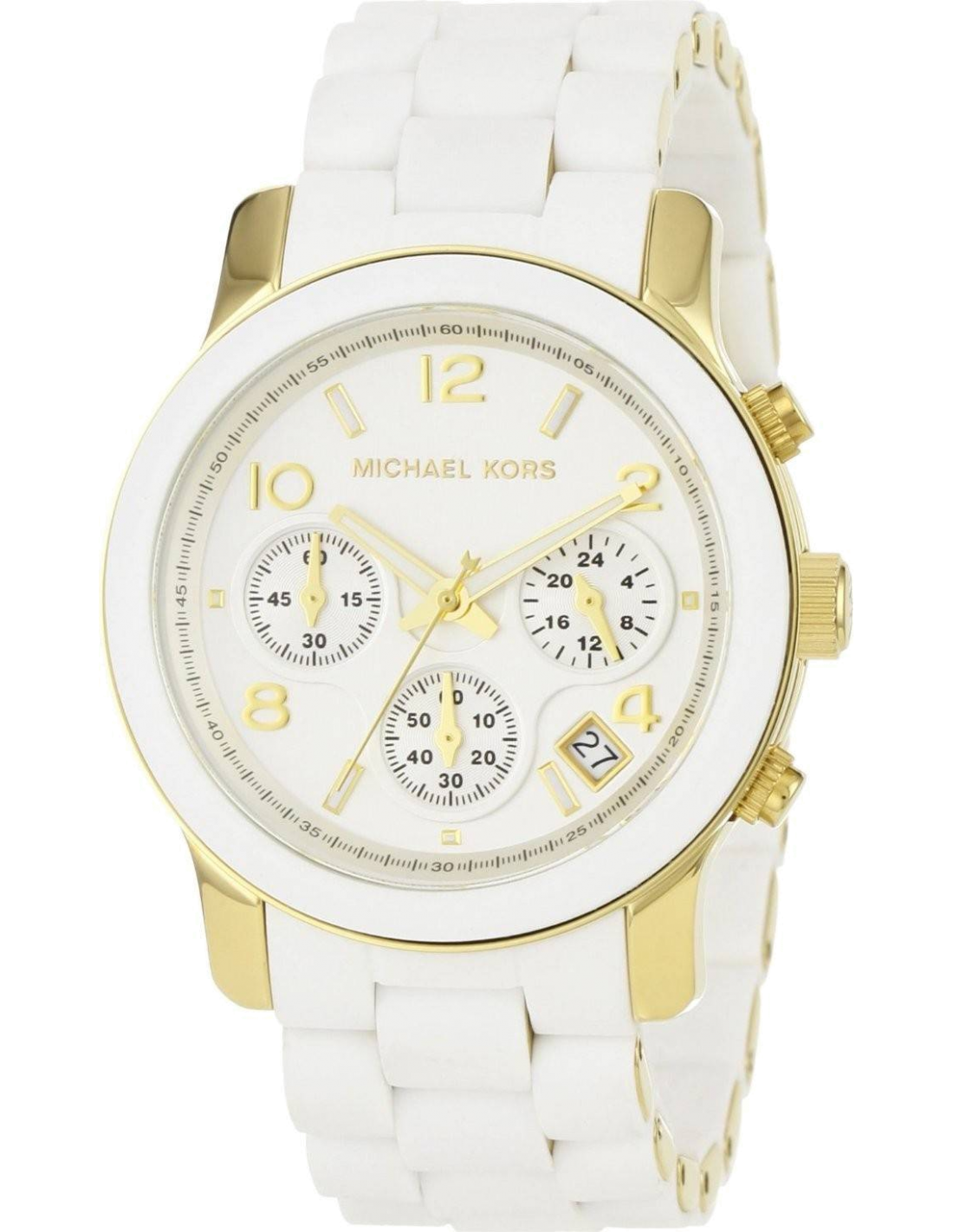  Shop Authentic Michael Kors Runway White Dial White Steel Strap Watch for Women - MK5145 - Luxxuri