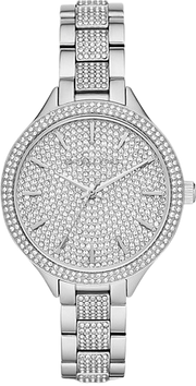  Shop Authentic Michael Kors Runway Crystals Silver Dial Silver Steel Strap Watch for Women - MK3822 - Luxxuri