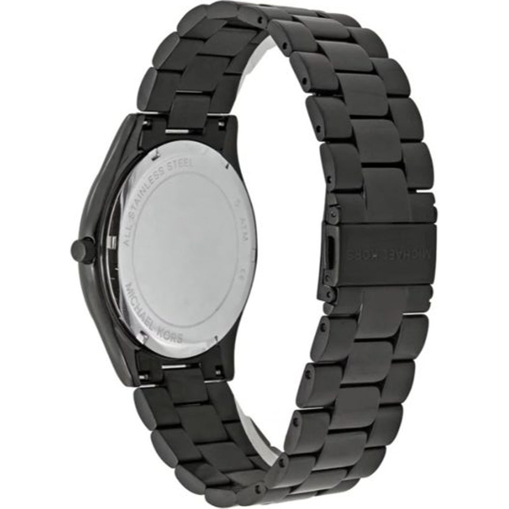  Shop Authentic Michael Kors Slim Runway Black Dial Black Steel Strap Watch for Men - MK8507 - Luxxuri