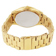  Shop Authentic Michael Kors Slim Runway Gold Dial Gold Steel Strap Watch for Women - MK3590 - Luxxuri