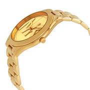 Shop Authentic Michael Kors Slim Runway Analog Gold Dial Gold Steel Strap Watch For Women - MK3739 - Luxxuri