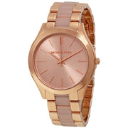  Shop Authentic Michael Kors Slim Runway Rose Gold Dial Two Tone Steel Strap Watch for Women - MK4294 - Luxxuri