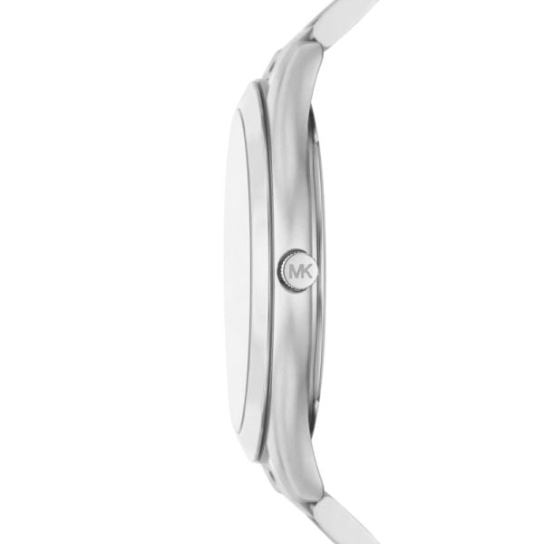  Shop Authentic Michael Kors Slim Runway Analog Blue Dial Silver Steel Strap Watch for Men - MK1060 - Luxxuri