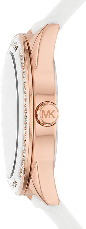  Shop Authentic Michael Kors Oversized Sport Quartz White Dial White Rubber Strap Watch For Women - MK6945 - Luxxuri