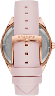  Shop Authentic Michael Kors Quartz Pink Dial Pink Silicone Strap Watch For Women - MK6946 - Luxxuri