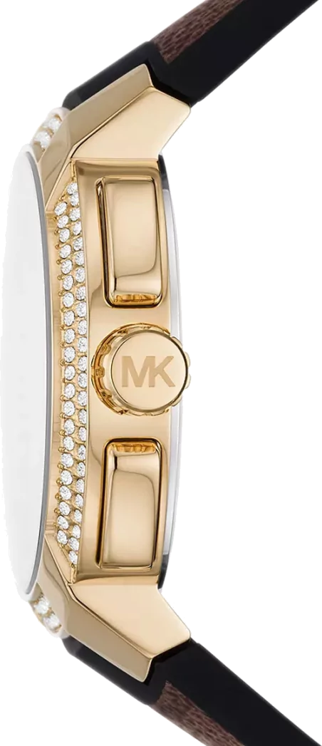  Shop Authentic Michael Kors Sidney Multifunction White Dial Brown Leather Strap Watch For Women - MK6948 - Luxxuri