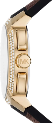  Shop Authentic Michael Kors Sidney Multifunction White Dial Brown Leather Strap Watch For Women - MK6948 - Luxxuri
