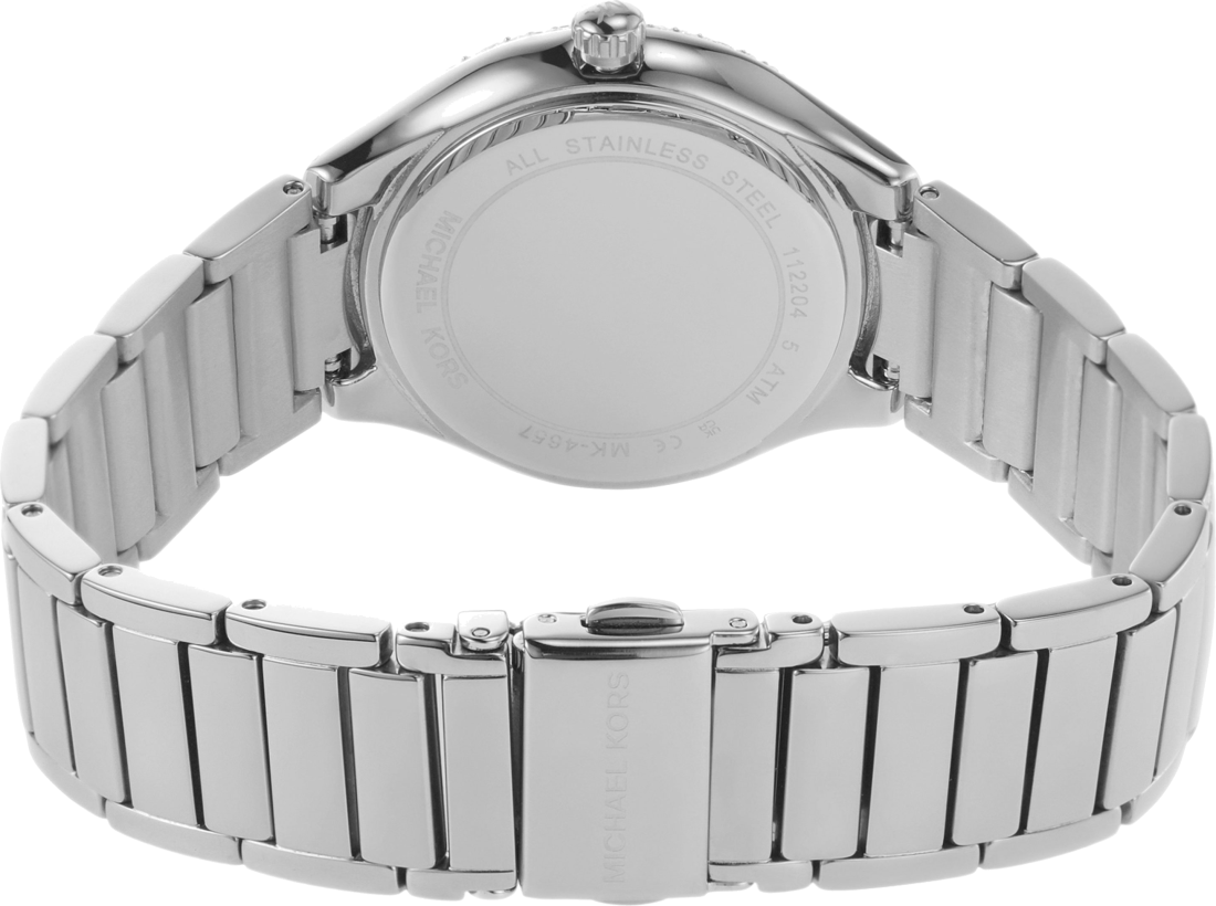  Shop Authentic Michael Kors Sylvia Mother of Pearl Dial Silver Steel Strap Watch For Women - MK4657 - Luxxuri