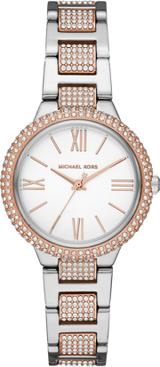  Shop Authentic Michael Kors Taryn Quartz White Dial Two Tone Steel Strap Watch For Women - MK4461 - Luxxuri