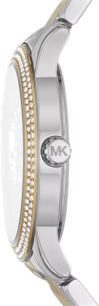  Shop Authentic Michael Kors Tibby Multifunction White Dial Two Tone Steel Strap Watch For Women - MK6825 - Luxxuri