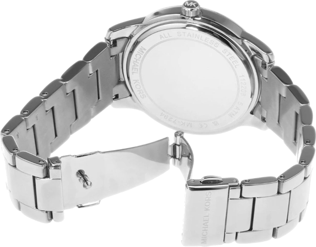  Shop Authentic Michael Kors Tibby Chronograph Silver Dial Silver Steel Strap Watch For Women - MK7294 - Luxxuri