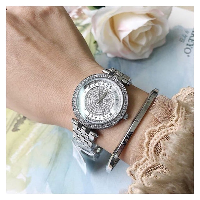  Shop Authentic Michael Kors Darci Silver Dial Silver Steel Strap Watch for Women - MK3476 - Luxxuri