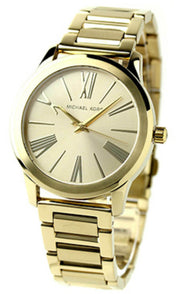  Shop Authentic Michael Kors Hartman Quartz Gold Dial Gold Steel Strap Watch For Women - MK3490 - Luxxuri