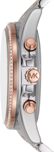  Shop Authentic Michael Kors Whitney Chronograph Silver Dial Two Tone Steel Strap Watch For Women - MK7225 - Luxxuri