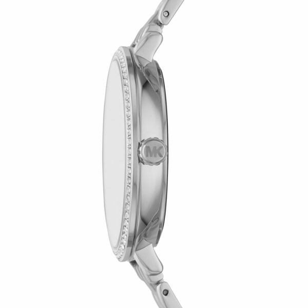  Shop Authentic Michael Kors Charley Quartz Silver Dial Silver Steel Strap Watch for Women - MK4398 - Luxxuri