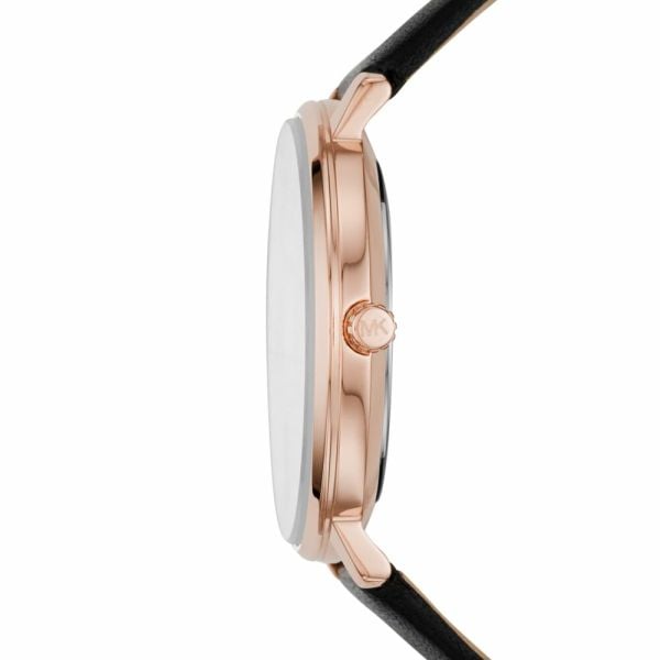  Shop Authentic Michael Kors Pyper Quartz White Dial Black Leather Strap Watch For Women - MK2834 - Luxxuri
