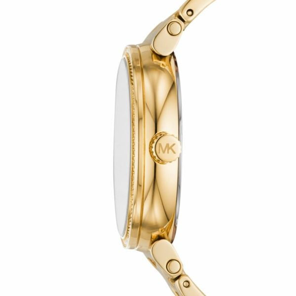  Shop Authentic Michael Kors Sofie Quartz Gold Dial Gold Steel Strap Watch For Women - MK4334 - Luxxuri