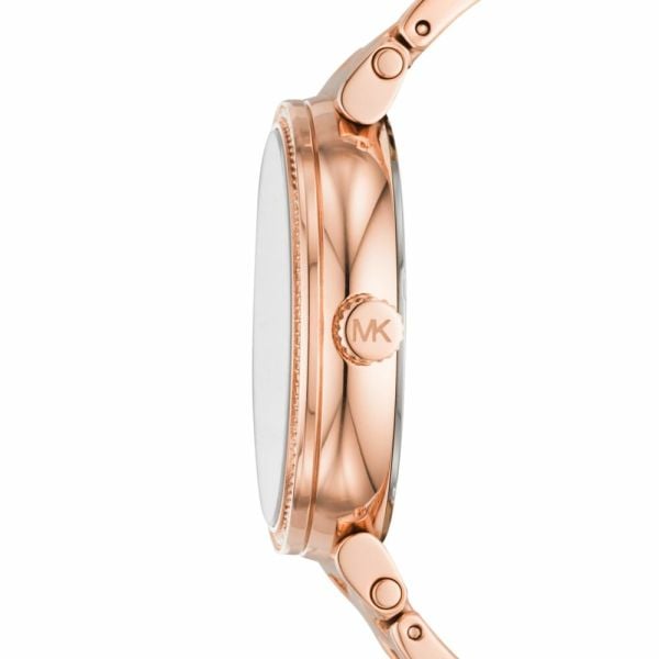  Shop Authentic Michael Kors Sofie Quartz Rose Gold Dial Rose Gold Steel Strap Watch For Women - MK4335 - Luxxuri