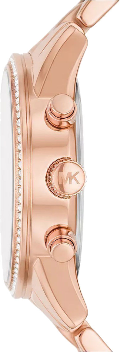  Shop Authentic Michael Kors Ritz Chronograph Rose Gold Dial Rose Gold Steel Strap Watch For Women - MK7302 - Luxxuri