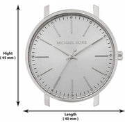  Shop Authentic Michael Kors Pyper Quartz White Dial Silver Mesh Strap Watch for Women - MK4338 - Luxxuri
