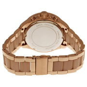  Shop Authentic Michael Kors Wren Crystals Rose Gold Dial Rose Gold Steel Strap Watch for Women - MK6096 - Luxxuri