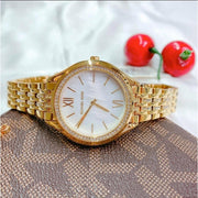  Shop Authentic Michael Kors Mindy Three Hand White Dial Rose Gold Steel Strap Watch for Women - MK7078 - Luxxuri