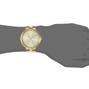  Shop Authentic Michael Kors Garner Quartz Gold Dial Gold Steel Strap Watch For Women - MK6408 - Luxxuri