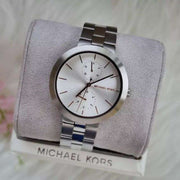  Shop Authentic Michael Kors Garner Analog Silver Dial Silver Steel Strap Watch For Women - MK6407 - Luxxuri