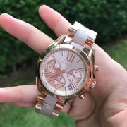  Shop Authentic Michael Kors Bradshaw Rose Gold Dial Two Tone Steel Strap Watch for Women - MK6066 - Luxxuri