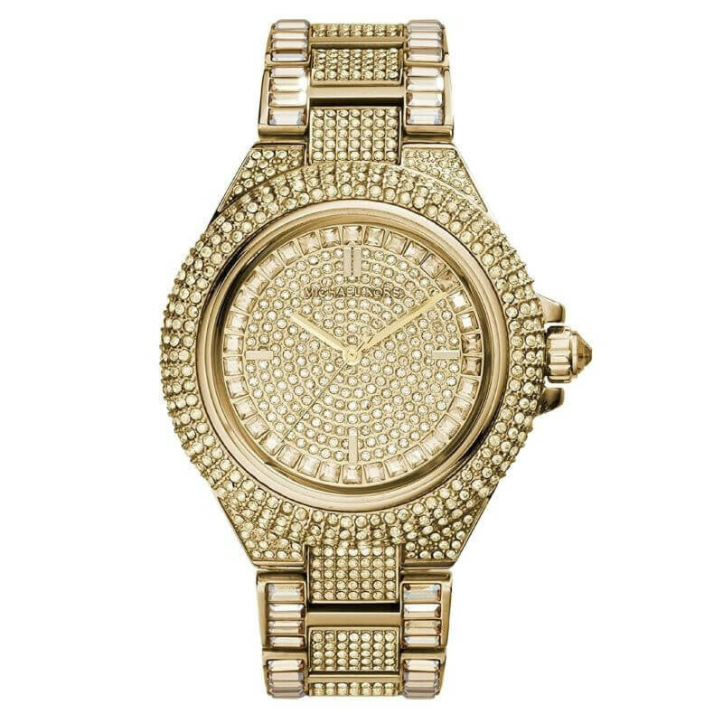  Shop Authentic Michael Kors Camille Diamonds Gold Dial Gold Steel Strap Watch for Women - MK5720 - Luxxuri