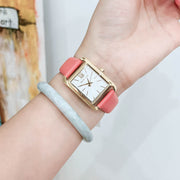 Shop Authentic Michael Kors Petite Monroe White Dial Orange Leather Strap Watch for Women - MKO1060 - Luxxuri