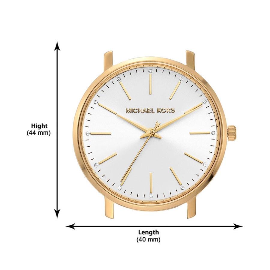  Shop Authentic Michael Kors Pyper Quartz Silver Dial Brown Leather Strap Watch For Women - MK2857 - Luxxuri