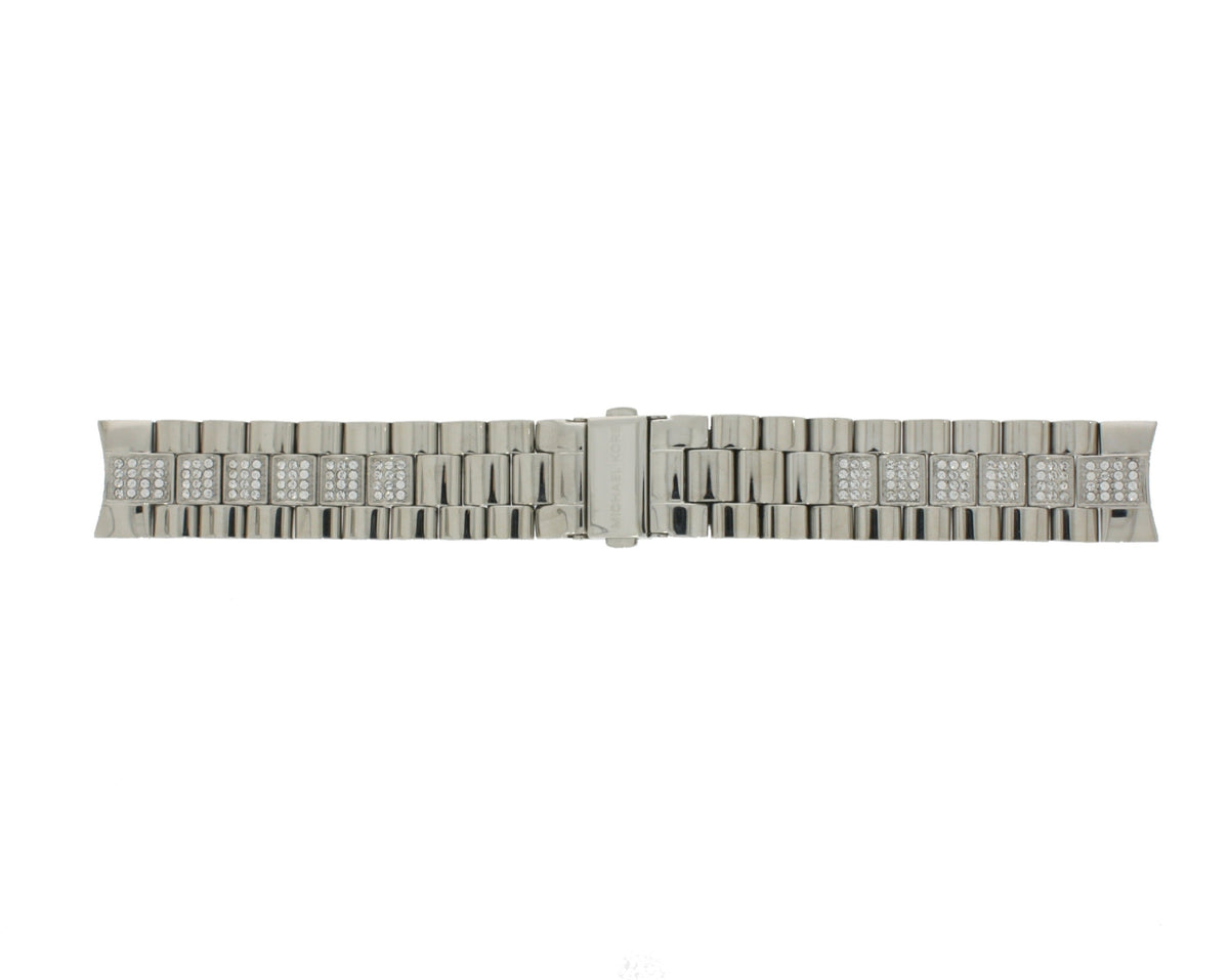 Shop Authentic Michael Kors Bradshaw Silver Dial Silver Steel Strap Watch For Women - MK5108 - Luxxuri