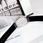  Shop Authentic Michael Kors Brecken Chronograph Silver Dial Grey Leather Strap Watch For Men - MK8922 - Luxxuri