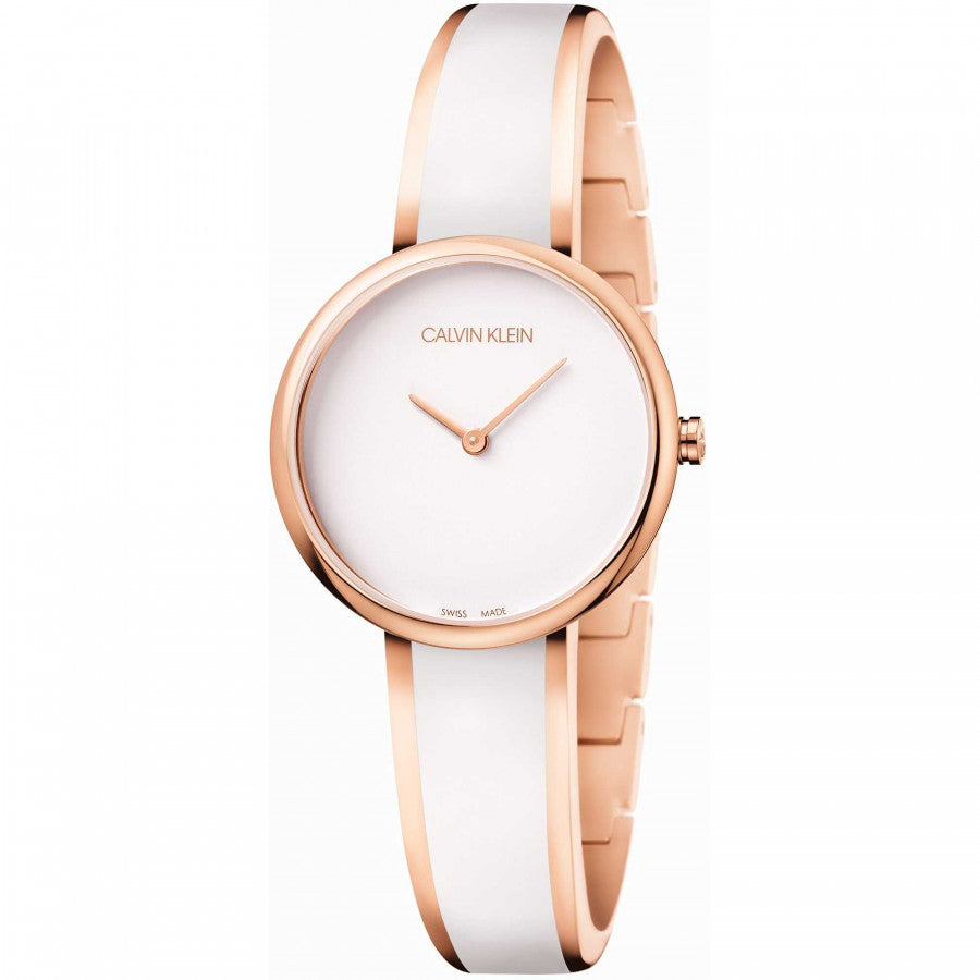  Shop Authentic Calvin Klein Seduce Silver Dial Two Tone Steel Strap Watch for Women - K4E2N61Y - Luxxuri