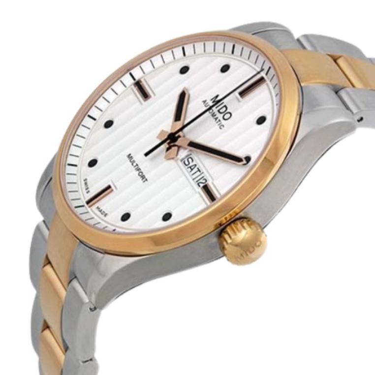  Shop Authentic Mido Multifort Automatic Silver Dial Two Tone Steel Strap Watch For Men - M005.430.22.031.80 - Luxxuri