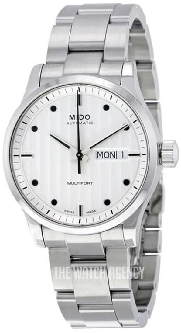  Shop Authentic Mido Multifort Automatic Silver Dial Silver Steel Strap Watch For Men - M005.430.11.031.80 - Luxxuri