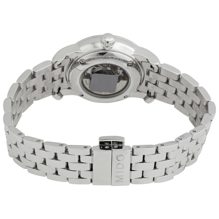  Shop Authentic Mido Baroncelli III Automatic Silver Dial Silver Steel Strap Watch For Women - M7600.4.21.1 - Luxxuri