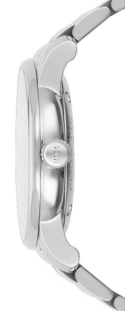  Shop Authentic Mido Baroncelli III Automatic Silver Dial Silver Steel Strap Watch For Men - M8600.4.21.1 - Luxxuri